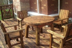藁城防腐木桌椅