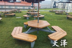 藁城防腐木桌椅